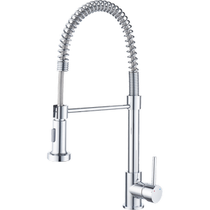 Estilo 35mm Chrome Coil Dual Function Tall Pull Down Sink Mixer