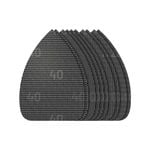Full Boar Assorted Triangular Mesh Sanding Sheets - 10 Pack
