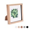 Nicola Spring Shadow Box Frame - 8 x 8" with 4 x 4" Mount - Light Wood