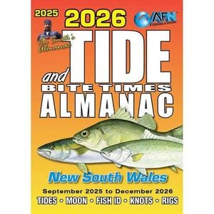 2026 New South Wales NSW Tide And Bite Times Almanac Book