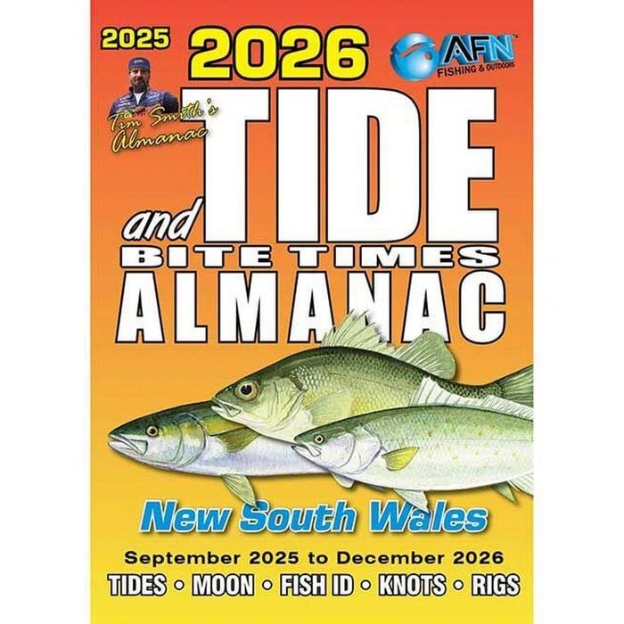 2026 New South Wales NSW Tide And Bite Times Almanac Book