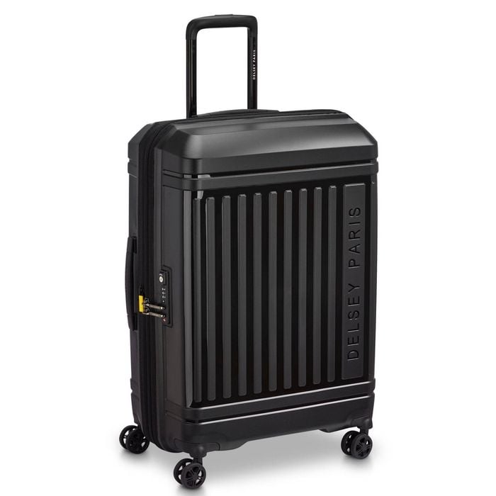 Delsey Lutece Se Lightweight Exp 3.1kg Medium Suitcase - Black