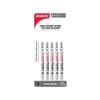 Diablo 92mm High Speed Steel Jig Saw Blade For Thick Metal - 5 Pack