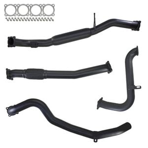 Ignite Exhausts Turbo Back For Nissan Gu Patrol 3l Coil Spring Ute 3" No Cat With Hotdog 409 Stainless Steel