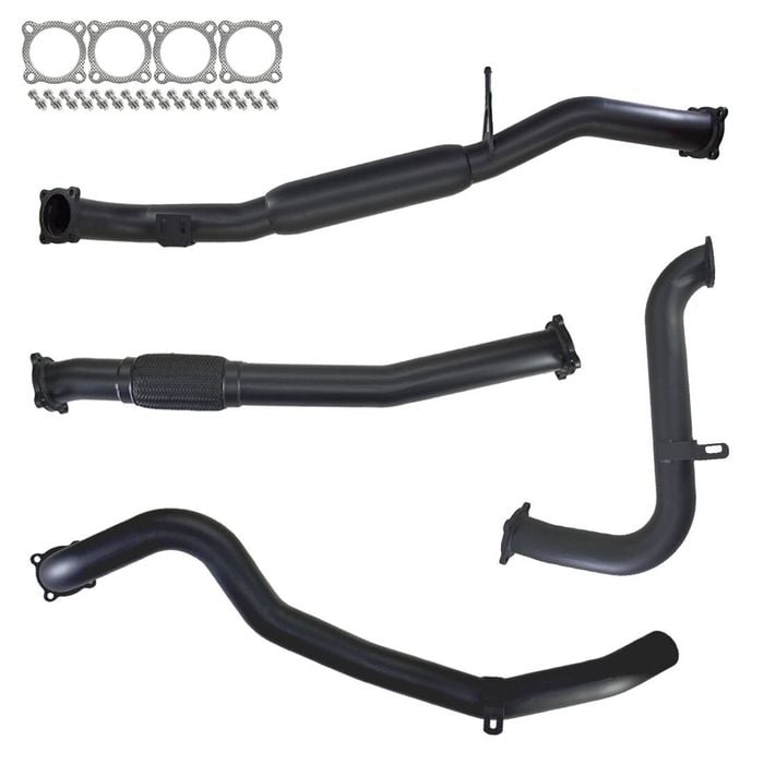 Ignite Exhausts Turbo Back For Nissan Gu Patrol 3l Coil Spring Ute 3" No Cat With Hotdog 409 Stainless Steel