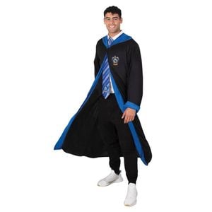 Ravenclaw Robe for Adults, Official Harry Potter Hogwarts Halloween Costume Cloak, Standard
