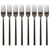 Argon Tableware Stainless Steel Dinner Forks - 19.5cm - Pack of 8