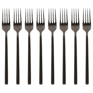 Argon Tableware Stainless Steel Dinner Forks - 19.5cm - Pack of 8
