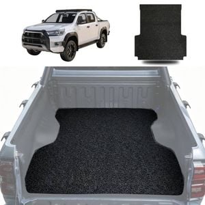Signature Honeycomb UTE Tub Mat Tray Liner for Toyota Hilux Double Cab 2015 - Current - Black