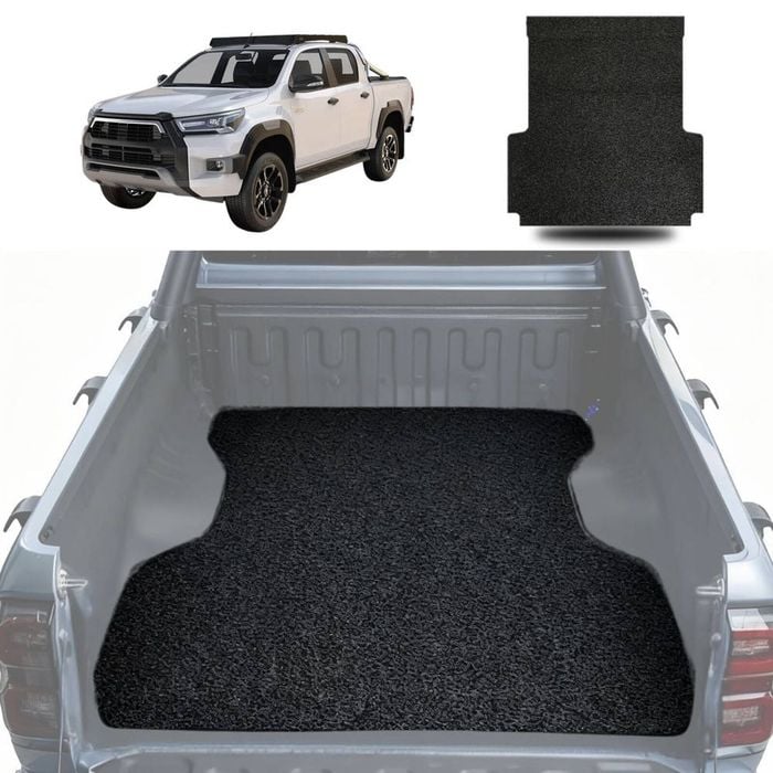 Signature Honeycomb UTE Tub Mat Tray Liner for Toyota Hilux Double Cab 2015 - Current - Black