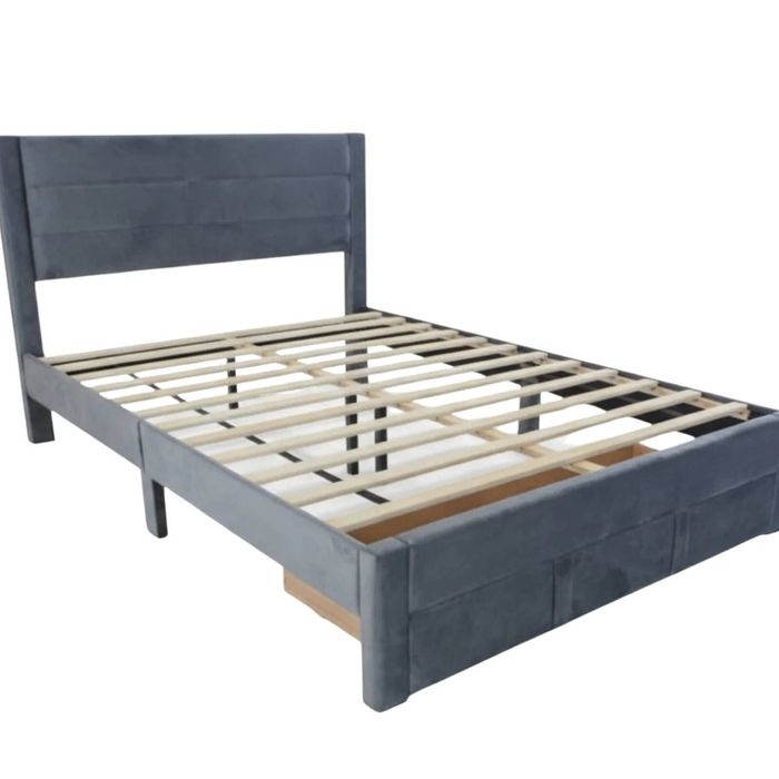 Heloise Bed Frame With Drawer - Queen