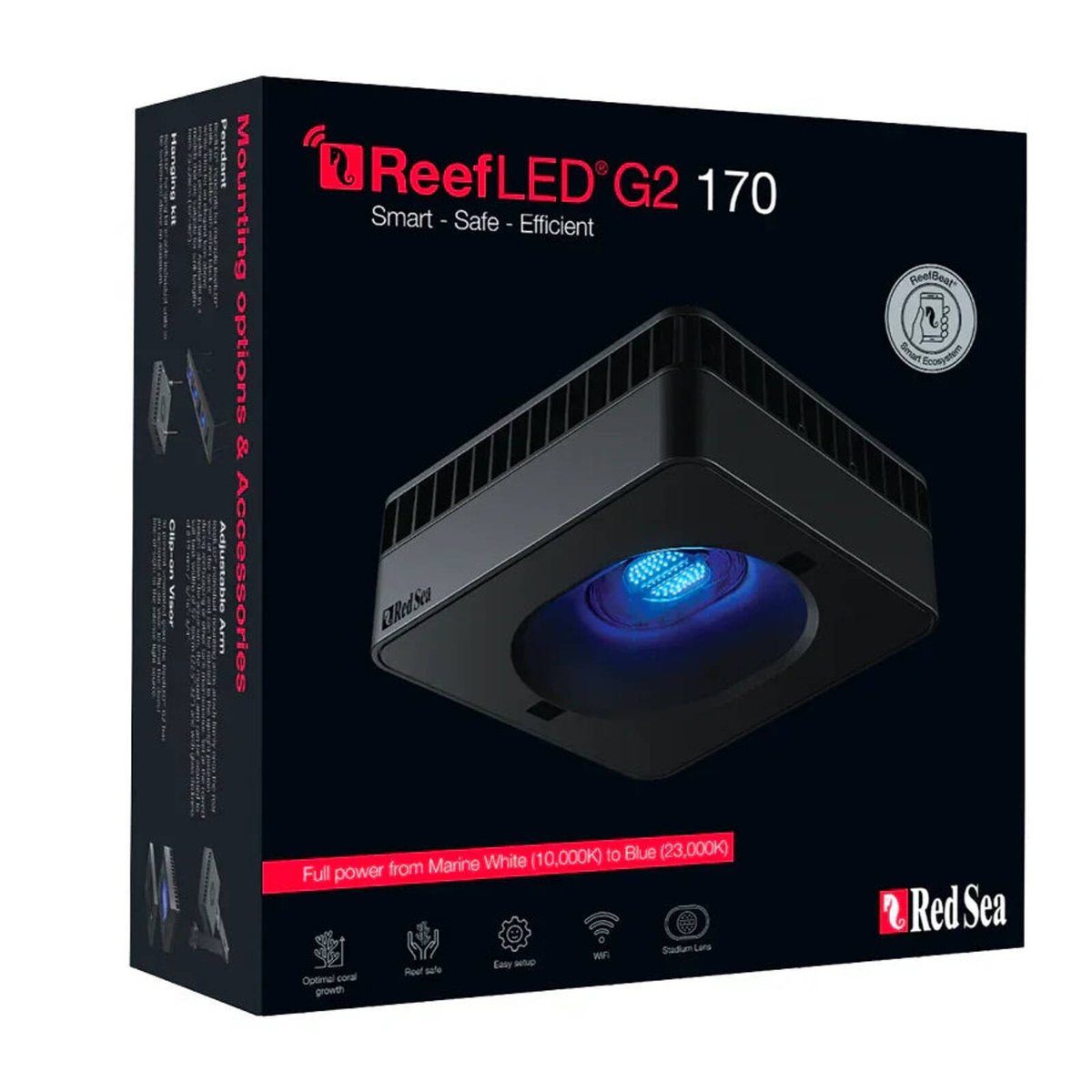 Red Sea ReefLED 170 G2 – Smart LED Reef Aquarium Light - Bunnings Australia