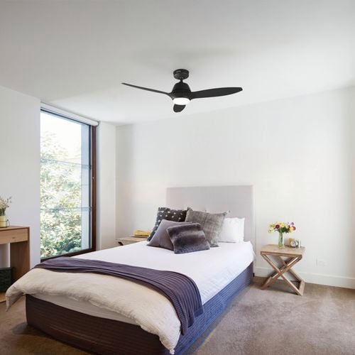 Hunter's ceiling fan in a living room setting