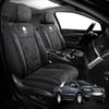 Australian Goose Edition Front Seat Covers for Ford Ranger 2015 - 2018 (PX2 Dual Cab Ute) - Suede, Universal Fit - Black
