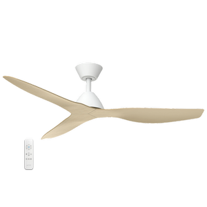 Four Seasons Living > Atlanta 52" DC Smart Ceiling Fan with Remote Control > White / Oak