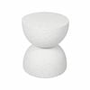 Levede Side Table Terrazzo Hourglass Magnesia Stool Stand Outdoor Top 40cm