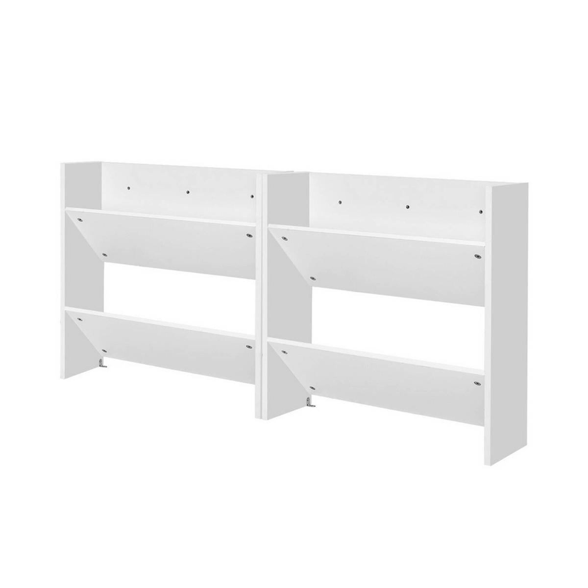 2 Tier Artiss Shoe Storage Rack White Bunnings Australia