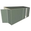 Build-a-Shed 1.5 x 4.5 x 2m Hinged Door Tunnel Shed With Hinged Side Door - Green