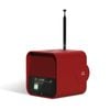 Lexon Oslo Dab & Fm Alarm Clock Radio / Bluetooth Speaker / Wireless Charger - Red