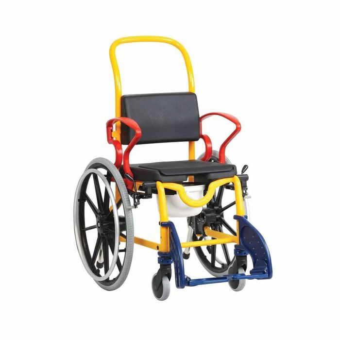 Self-propelled Child Commode Wheelchair - Comfortable, Adjustable, And Portable