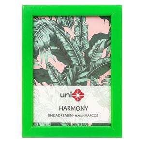 Unigift Harmony Wooden/Glass Picture Photo Frame 13x18cm Bright Green