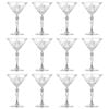 RCR Crystal Melodia Martini Glasses - 210ml - Pack of 12