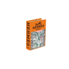 Elegant Collections Herm Medium Orange Faux Book Decorative Storage Box