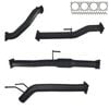 Ignite Exhausts Turbo Back For Toyota Hilux 3l D4d 3" No Cat With Diff Pipe 409 Stainless Steel