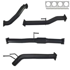 Ignite Exhausts Turbo Back For Toyota Hilux 3l D4d 3" No Cat With Diff Pipe 409 Stainless Steel