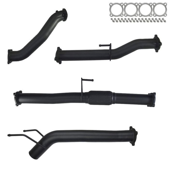 Ignite Exhausts Turbo Back For Toyota Hilux 3l D4d 3" No Cat With Diff Pipe 409 Stainless Steel