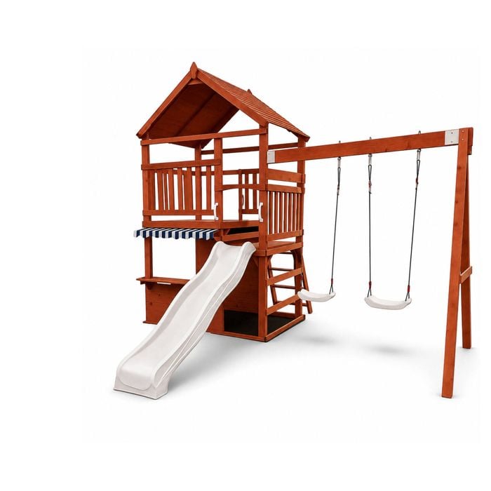 The Rusty Fort - Pearl White Slide & Accessories