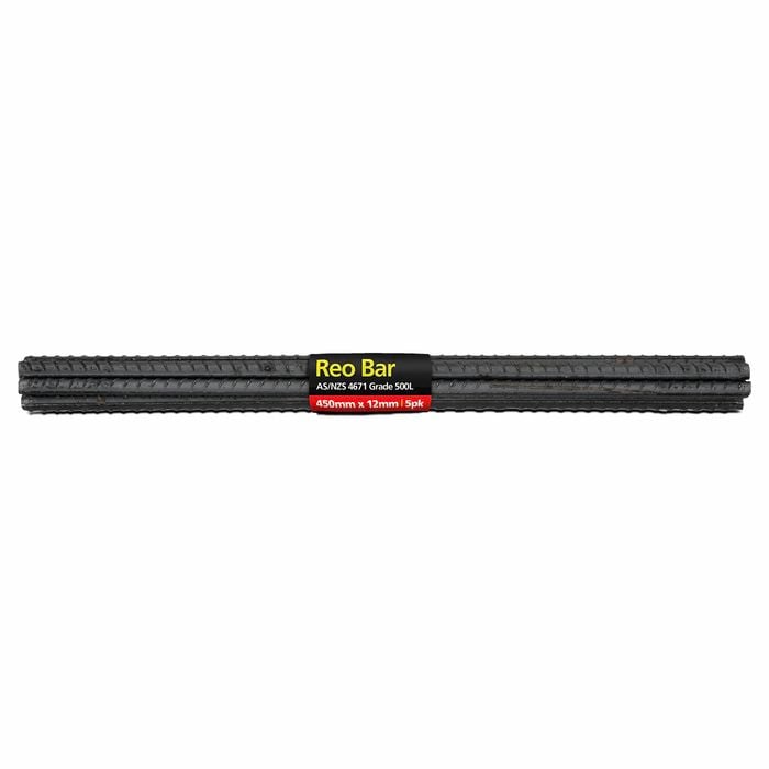 Jack 12 x 450mm Reinforcing Bar - 5 Pack