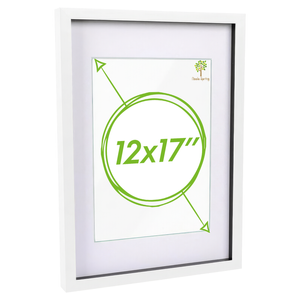 Nicola Spring 3d Box Photo Frame With White A4 Mount - A3 (12" X 17")