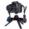 2PK Laser Mini Foldable Tabletop Tripod w/ Phone Adapter For Cameras - Black