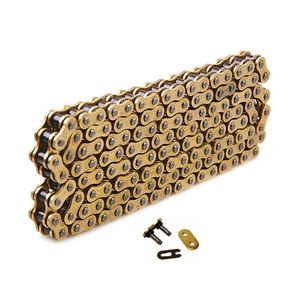 520H-O-120 Links O Ring Gold Motorcycle Chain Heavy Duty Fit For KTM Honda BMW etc.