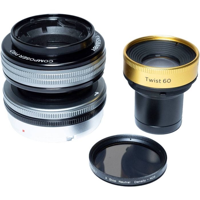 Lensbaby Composer Pro II with Twist 60 Optic + ND Filter for Pentax K Mount