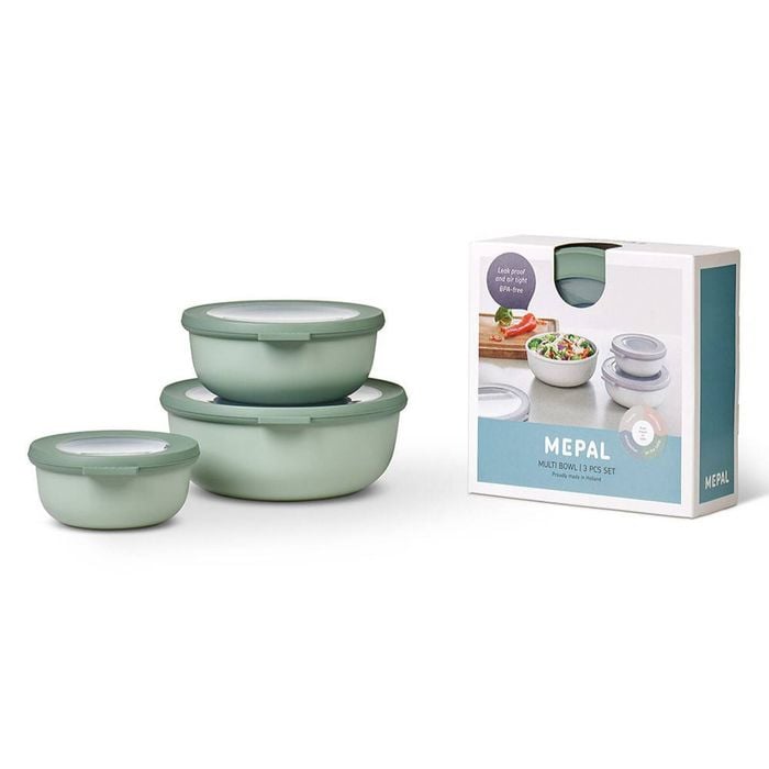 Mepal Cirqula Round 3 Piece Small Set - Sage
