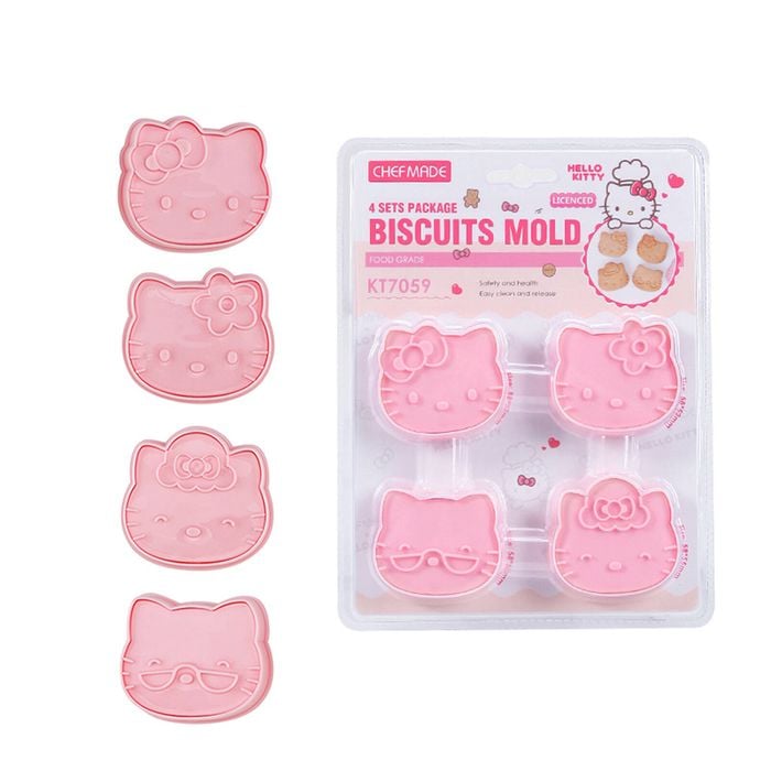 Chefmade x Sanrio Hello Kitty Biscuits Mould Set of 4