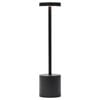 Astin Sinclair 340mm Black Obe Indoor Touch Lamp Rechargeable LED