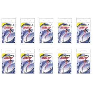 10x Wilson Tangle Free Whiting Rig with Chemical Sharpened Fishing Hook - Size 6