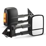 San Hima Pair Extendable Towing Mirrors For Nissan Patrol Y62 2013-On