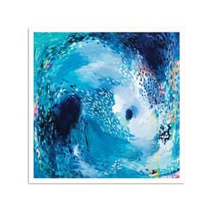 Artist Lane "The Moon Pulls the Tide " by Amira Rahim - 60x60cm Unframed Print