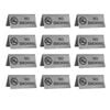 Trenton A-frame Stainless Steel No Smoking 100 X 43mm - Set Of 12