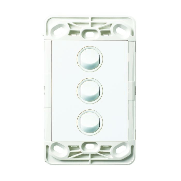 HPM VIVO 3 Gang Wall Switch - No Coverplate