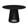 Dayton Torento 120cm Round Dining Table Timber Frame Black