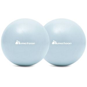 METEOR 25cm Mini Pilates Ball Dual-Pack in Powder Blue