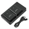 2x Battery and External USB Dual Battery Charger for Nikon EN-EL14 EN-EL14a D5600 D3100 D3200 Camera