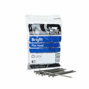 NZ Nails 90 x 3.55mm 500g Bright Steel Flat Head Nail