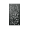 Walpix 1800 x 900 x 3mm Charcoal Perforated Aluminium Decorative Screen Flat Profile Grevillia