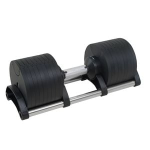 Powertrain Eon Dial Up 36kg Adjustable Dumbbell - Black